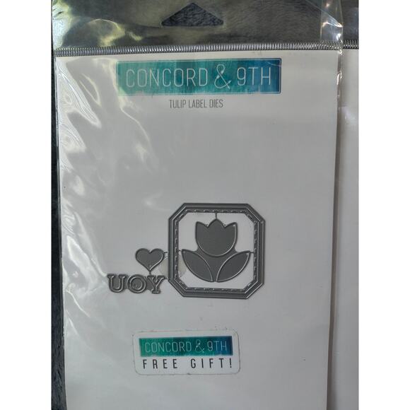 Concord Dies Set of 4 - Tulip, Hugs, All About You, Hope - Picture 2 of 5